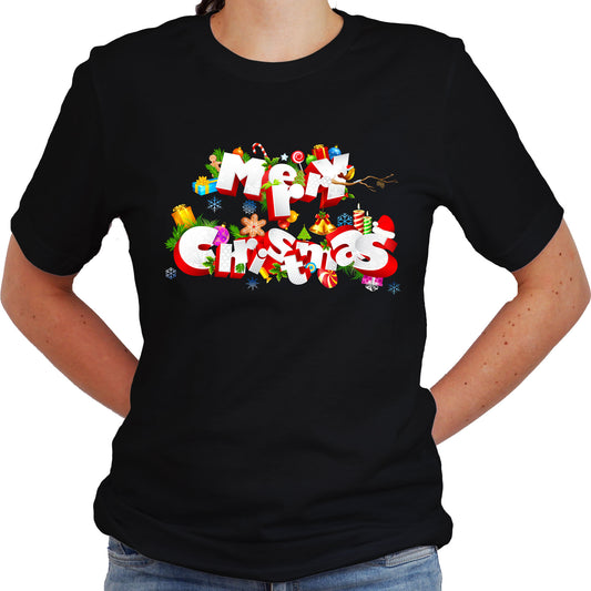 Sweet Merry Christmas Shirt, Candy Christmas Unisex Short Sleeve Shirt