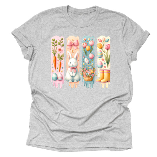 Easter Icons Brushstrokes Shirt, Easter Shirt, Short Sleeve Casual Unisex