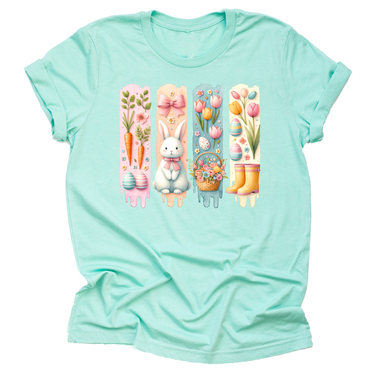 Easter Icons Brushstrokes Shirt, Easter Shirt, Short Sleeve Casual Unisex