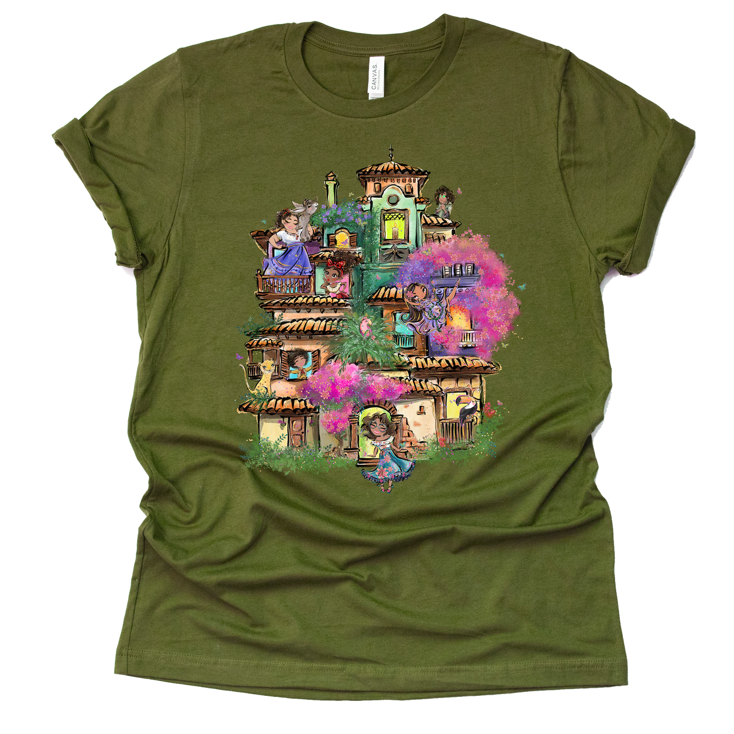 Encanto Shirt Unique Graphic Design Casual Short Sleeve Shirt