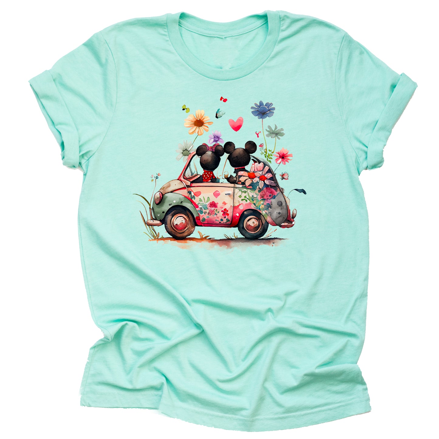 Epcot Flower and Garden Festival Mickey and Minnie Unisex T-Shirt