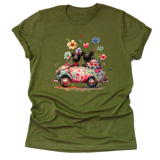 Epcot Flower and Garden Festival Mickey and Minnie Unisex T-Shirt
