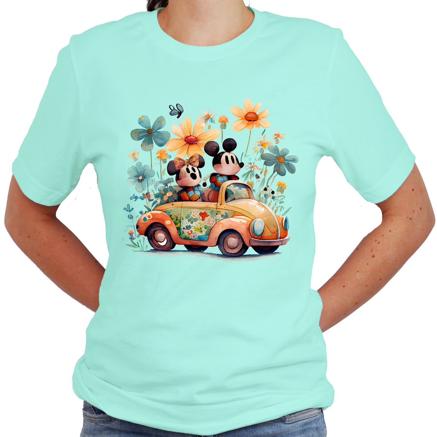 Epcot Flower and Garden Festival Mickey and Minnie Unisex T-Shirt