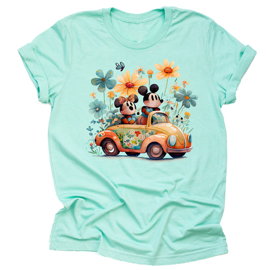 Epcot Flower and Garden Festival Mickey and Minnie Unisex T-Shirt