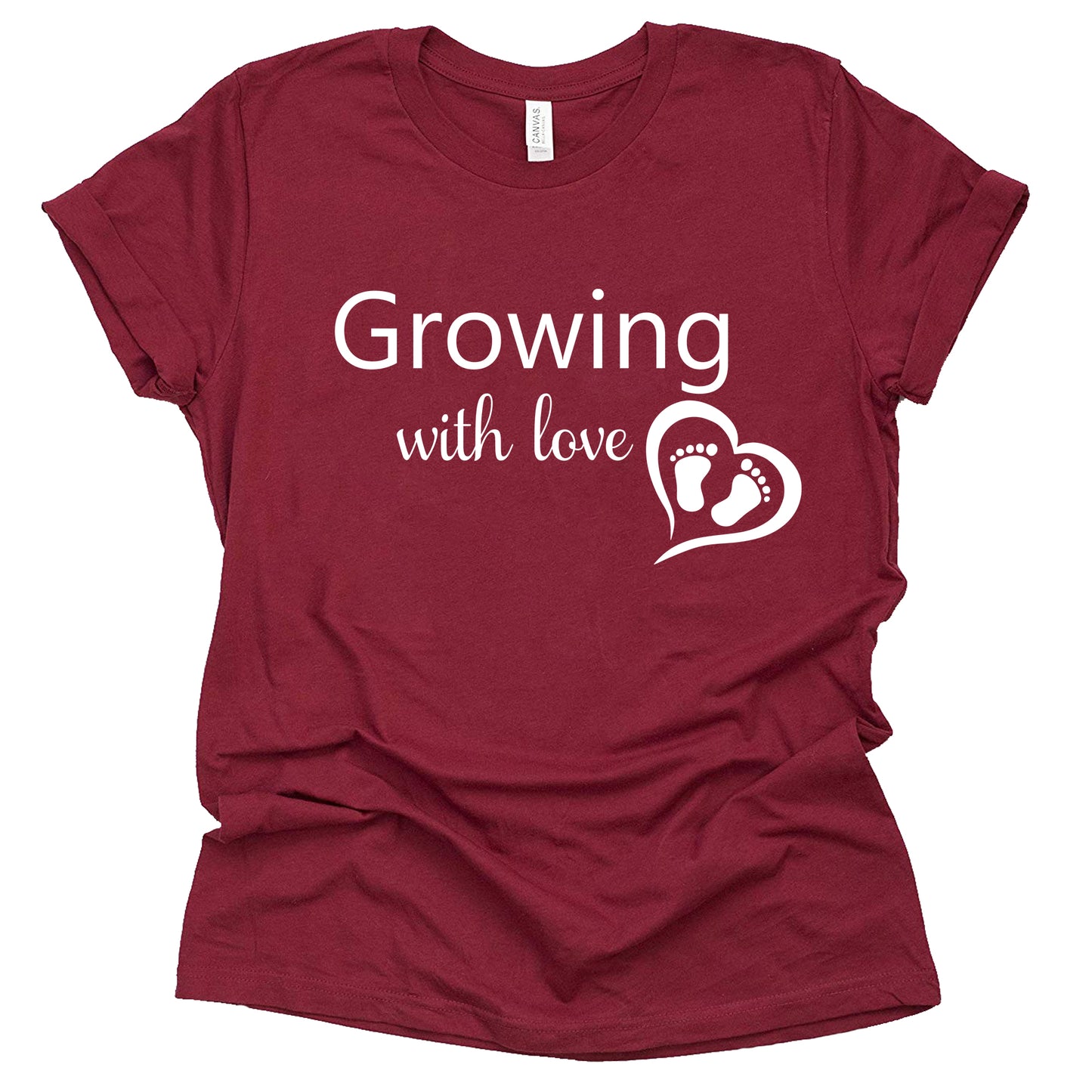 Growing with Love Shirt, Pregnancy Announcement, Baby Announcement Shirt, Mom to Be, Pregnancy Reveal, New Mom Shirt