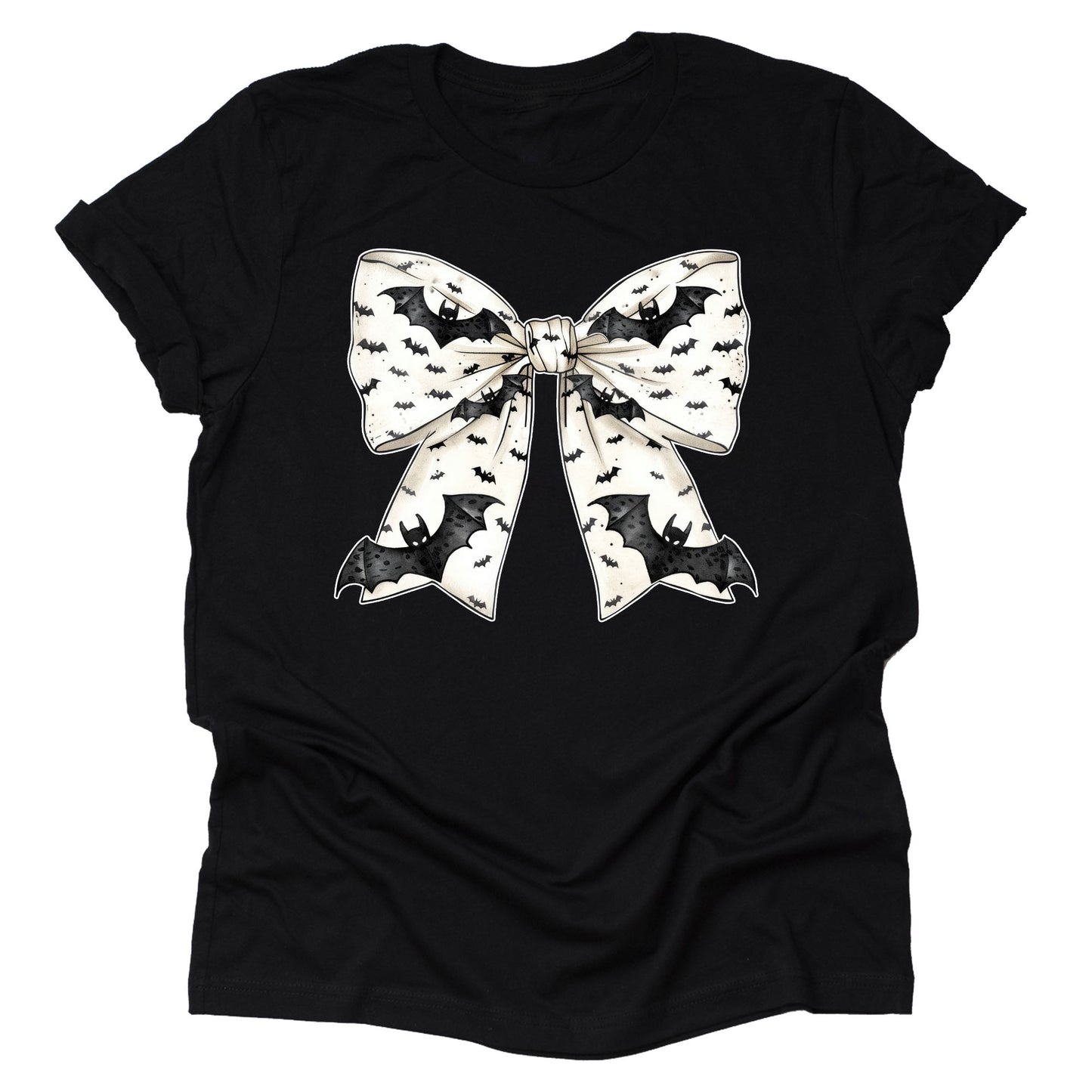 Halloween Bows Shirt Adult Unisex T-Shirt Casual Short Sleeve