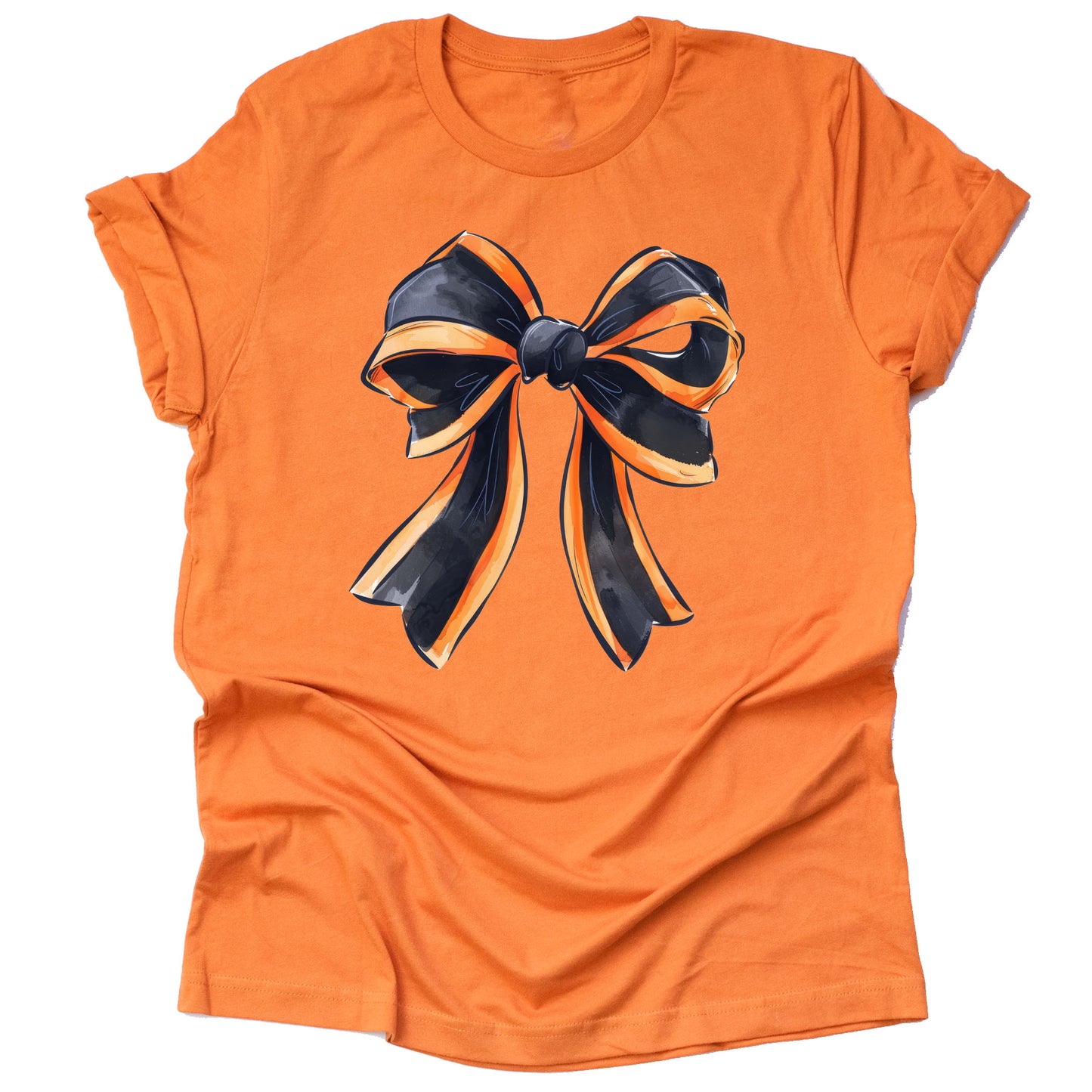 Halloween Bows Shirt Adult Unisex T-Shirt Casual Short Sleeve