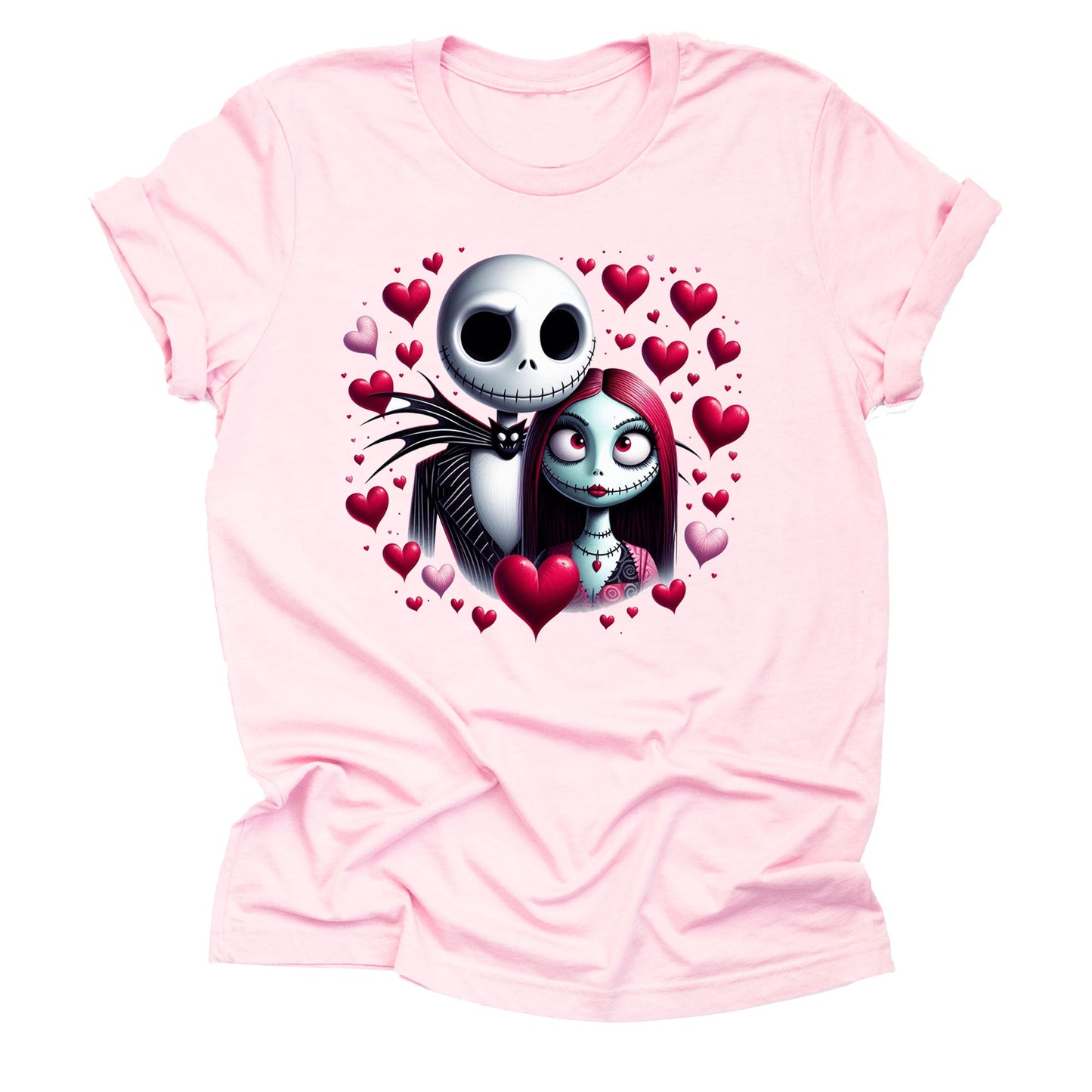 Jack sally Hearts, Valentine Shirt Unisex Short Sleeve Shirt
