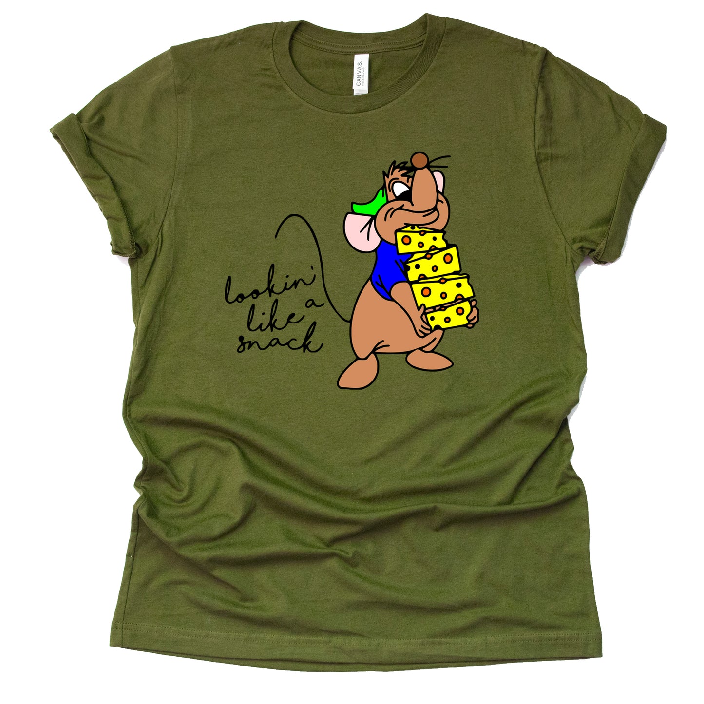 Lookin Like a Snack Shirt, Gus Shirt, Cinderella Mouse Vacation Shirt Casual Short Sleeve