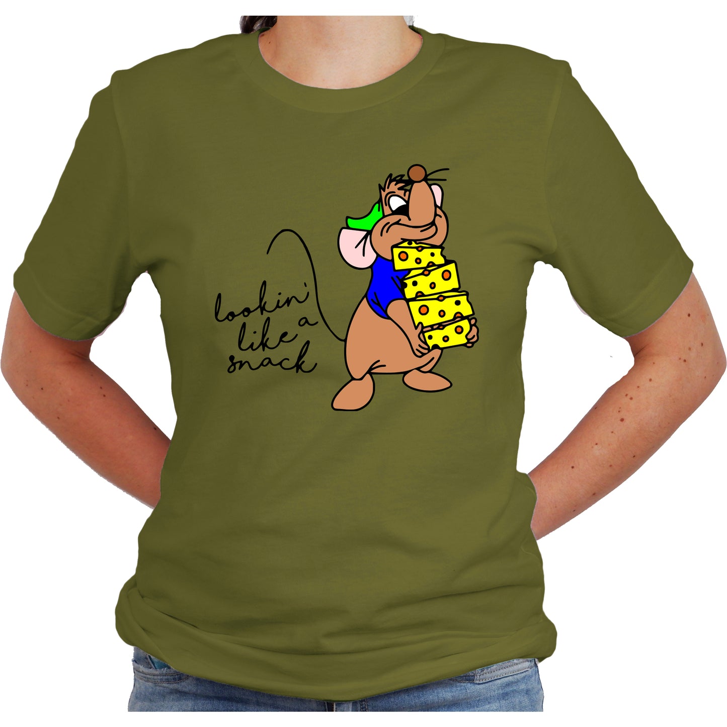 Lookin Like a Snack Shirt, Gus Shirt, Cinderella Mouse Vacation Shirt Casual Short Sleeve