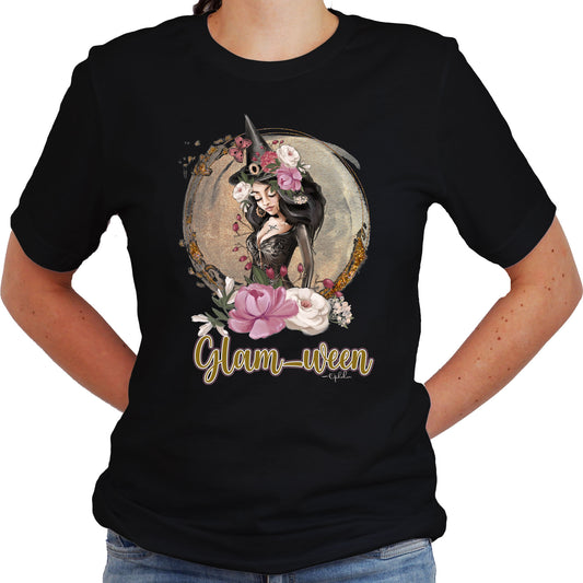 Glam-Ween Witch Shirt, Halloween Shirt, Ophelia Nichols T-Shirt, Shoelover99 Merch, Unisex Sizing