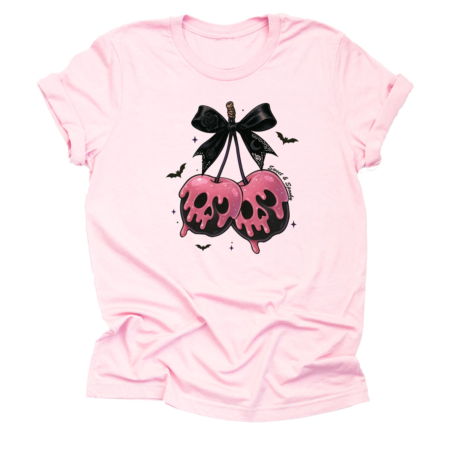 Halloween Skull Cherries T-Shirt – Creepy Cute Short Sleeve Tee