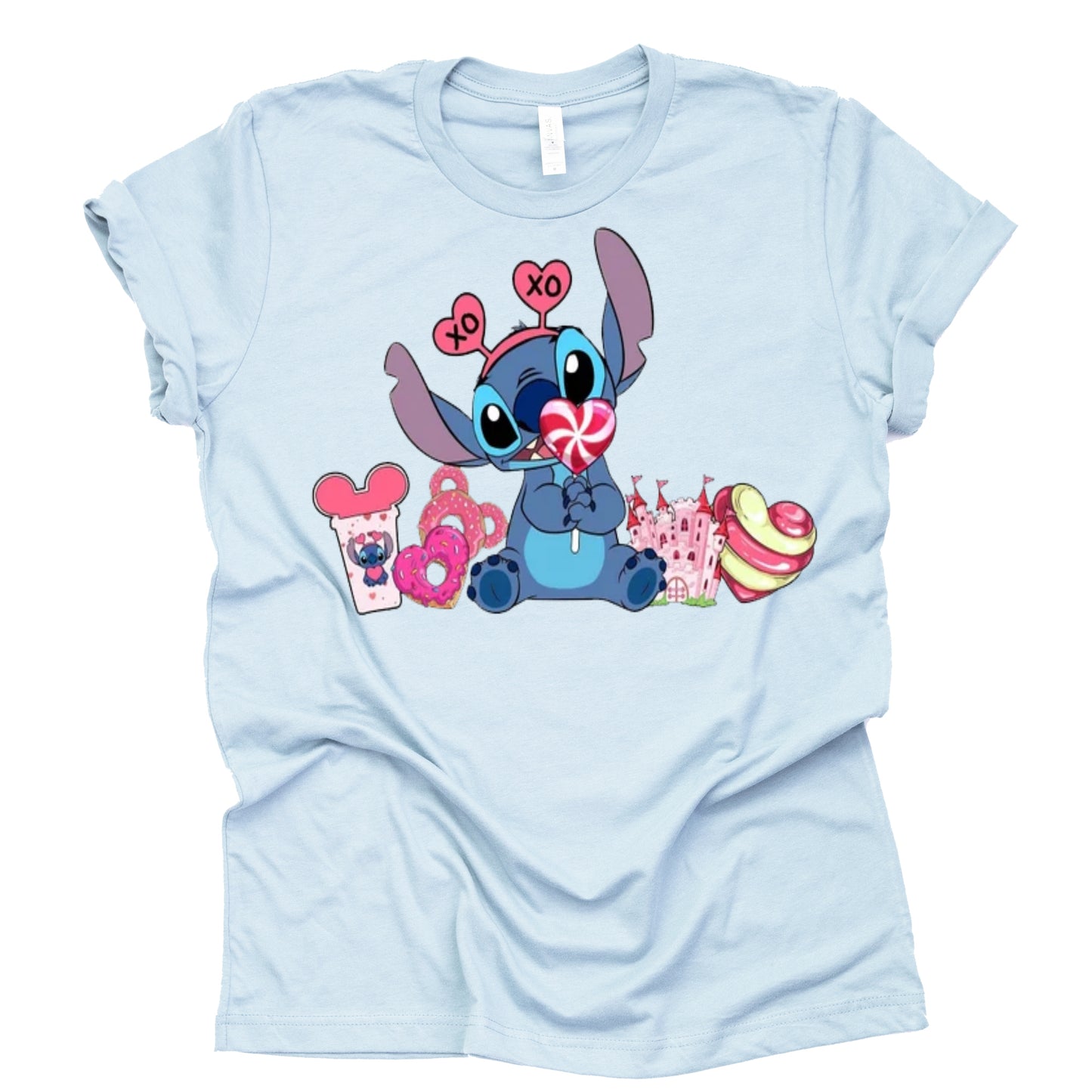 Stitch Snacks Shirt Vacation Shirt Casual Unisex Short Sleeve
