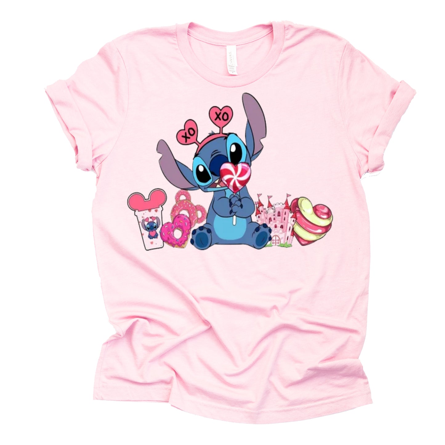 Stitch Snacks Shirt Vacation Shirt Casual Unisex Short Sleeve