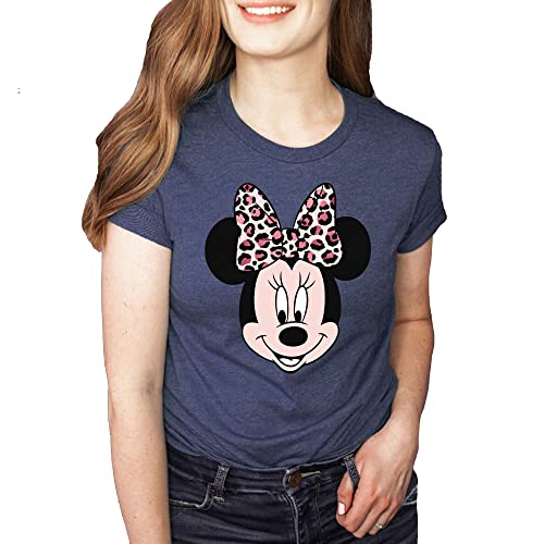 Disney Minnie Mouse Leopard Print Bow Portrait, Animal Kingdom Shirt, Safari Shirt Casual Short Sleeve Shirt