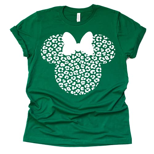 Leopard Minnie Shirt, Cheetah Minnie Shirt, Animal Kingdom Shirt, Safari Shirt Casual Short Sleeve Shirt