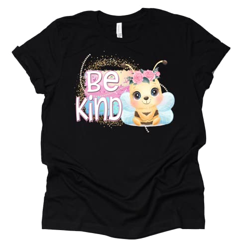 Be Kind T-Shirt, Women Graphic Tees Tops Funny Unisex Short Sleeve