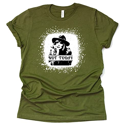 Not Today Beth Dutton Shirt, Yellowstone TV Series Novelty T-Shirt Short Sleeve Print Casual Top