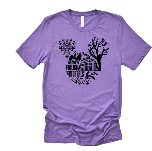 Haunted Mansion Foolish Mortals Shirt, Family Unisex Shirt, Disney Halloween T-Shirt