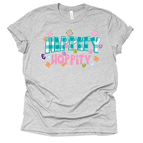 Hippity Hoppity Shirt, Easter Shirt for Women Tee T-Shirt Unisex Short Sleeve