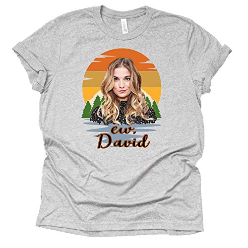 Ew David Alexis t-Shirt Alexis Rose t-Shirt Schitt's Creek Sitcom Novelty T-Shirt Short Sleeve Casual Top