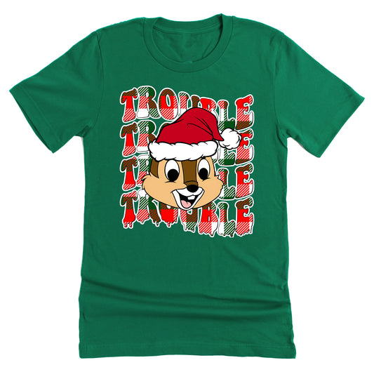 Christmas Chip and Dale Double Trouble Graphic Design Unisex T-Shirt