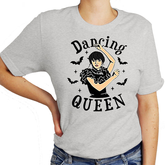 Dancing Queen Wednesday Unisex Shirt Casual Short Sleeve