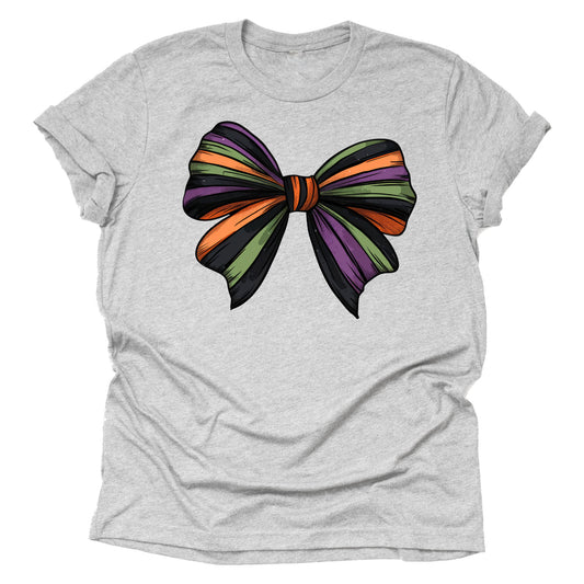 Halloween Bows Shirt Adult Unisex T-Shirt Casual Short Sleeve