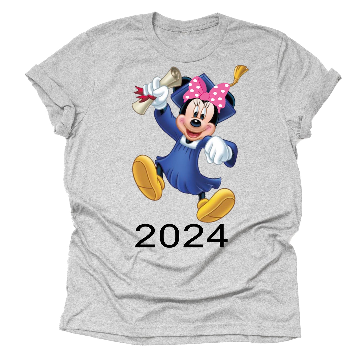 Mickey Minnie Graduation 2023 T-Shirt Grad Unisex Shirt Short Sleeve Shirt