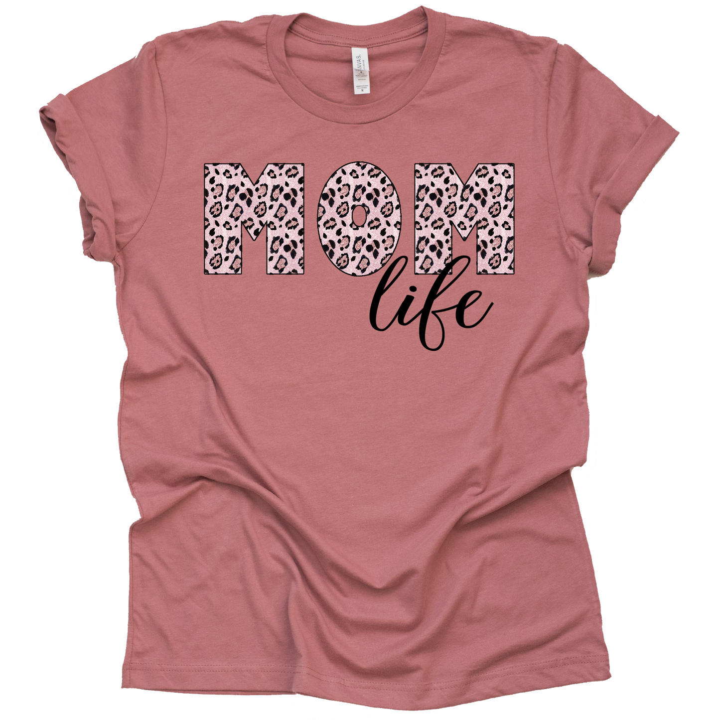 Leopard Mom Life Shirt for Women Leopard Mama Graphic Tops Tee Mother's Day Short Sleeve Casual Blouse