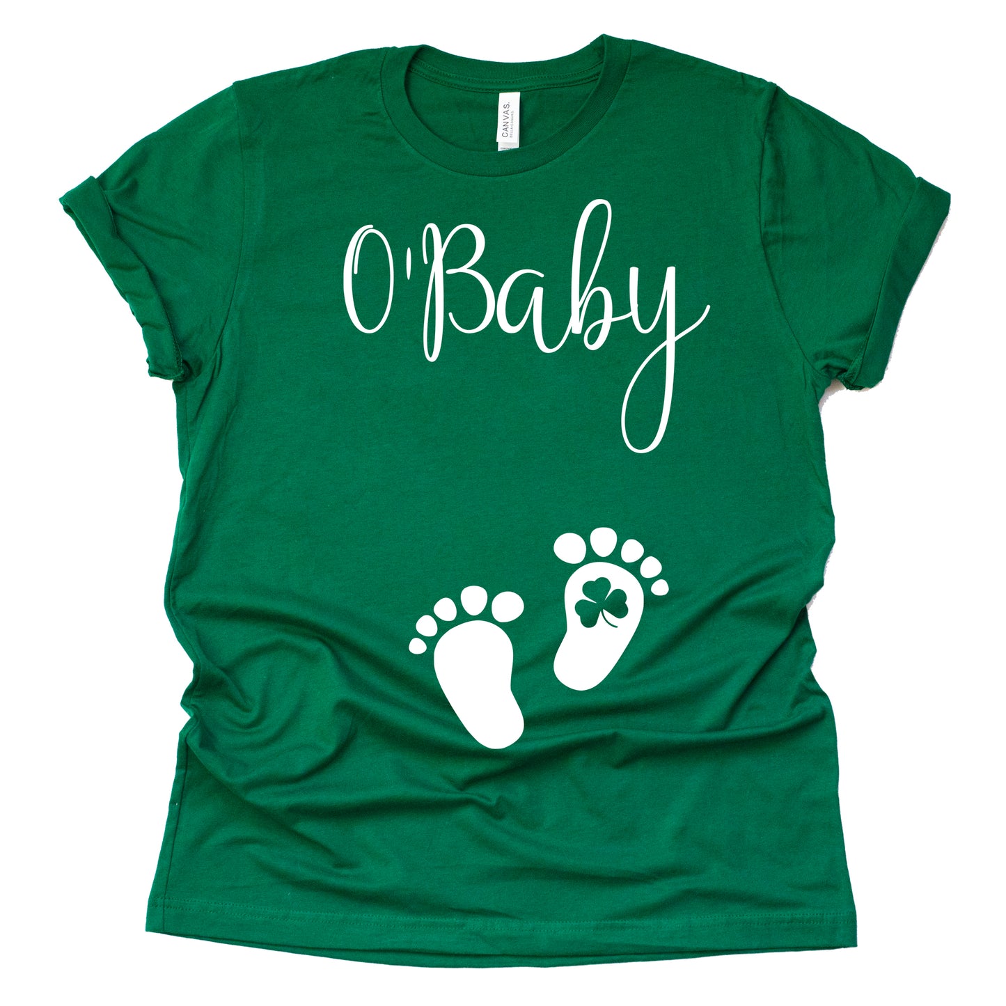 O'Baby Maternity Shirt, St Patrick Shirt, Pregnancy Announcement Shirt, Surprise Pregnancy Announcement