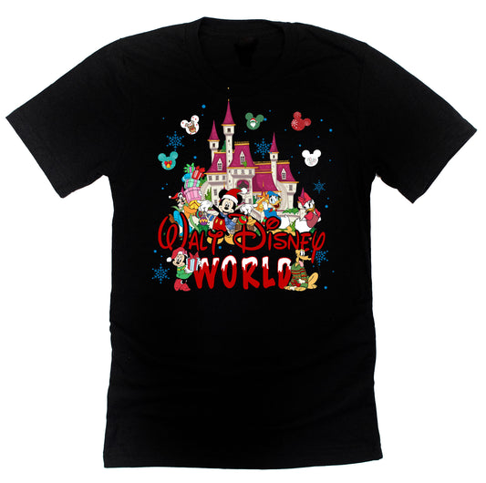 Walt Disney World Christmas Unisex Short Sleeve Shirt