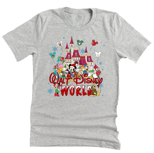 Walt Disney World Christmas Unisex Short Sleeve Shirt