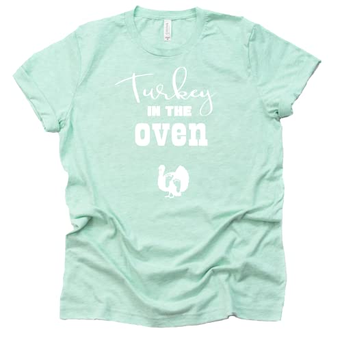 Turkey in The Oven Shirt, Extra Thankful This Year Shirt, Thanksgiving Maternity Shirt, Pregnancy Announcement Shirt