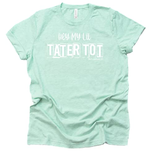 Hey My Lil Tater Tot T Shirt Shoelover99 Merch Ophelia Unisex Funny Tees Casual Short Sleeve