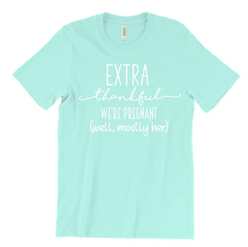 Extra Thankful This Year Shirt, Thanksgiving Pregnancy Announcement Shirt, Matching Couples Shirts