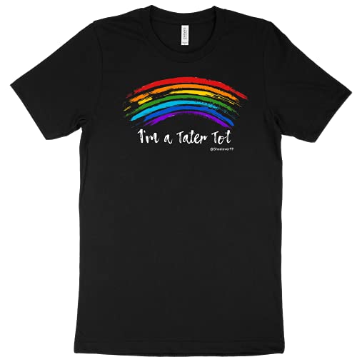 Shoelover99 Merch, I'm a Tater Tot Rainbow T-Shirt Ophelia Casual Short Sleeve Unisex Tees