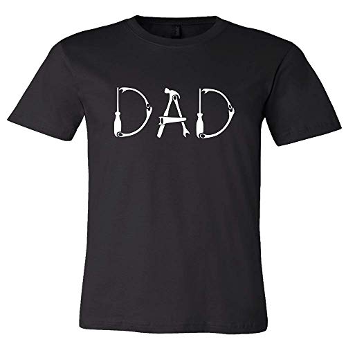 Dad Tool Shirt Father's Day Shirt Men's Short Sleeve Letter Print Funny Casual Tops