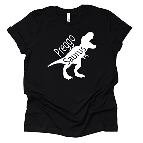 Preggosaurus Shirt, Pregnancy Announcement Shirt, Unisex Short Sleeve