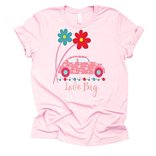 VW Love Bug Valentine's Day Shirt for Women