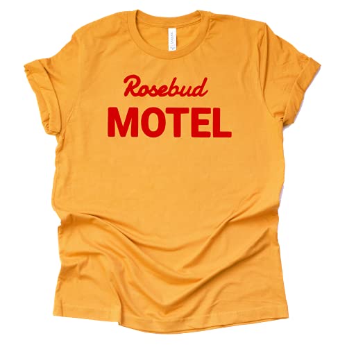 Rosebud Hotel T-Shirt Johnny Moira Rose T-Shirt Schitt's Creek Novelty Shirt Short Sleeve Print Casual Top