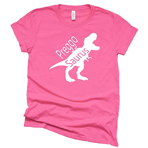 Preggosaurus Shirt, Pregnancy Announcement Shirt, Unisex Short Sleeve