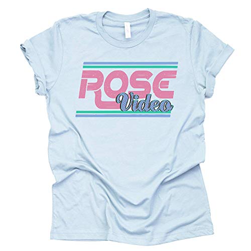 Rose Video Shirt T-Shirt Novelty Shirt Short Sleeve Print Casual Top