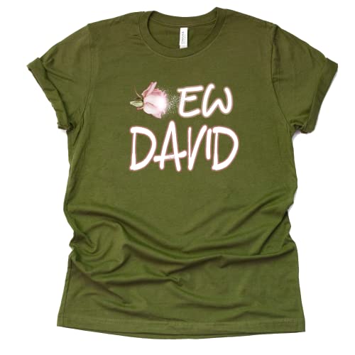 Ew David t-Shirt Moira Alexis Rose t-Shirt Schitt's Creek TV Sitcom Novelty Short Sleeve Print Casual Top