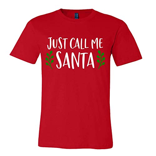 Just Call me Santa and Special Delivery from Santa Shirt, Couple Shirt, Matching Couple Pregnancy Announcement Shirts Unisex Short Sleeve