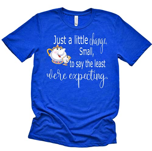 There May be Something There, That wasn't there before shirt, Beauty and The Beast Chip Miss Pot T Shirt Disney Pregnancy Announcement Tee Shirt Sold Individually