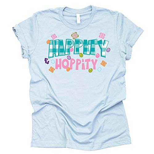 Hippity Hoppity Shirt, Easter Shirt for Women Tee T-Shirt Unisex Short Sleeve