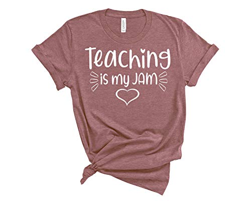 Teaching is My Jam Shirt, Teacher Shirt, Kindergarten Teacher Gift, Elementary School Teacher Shirt