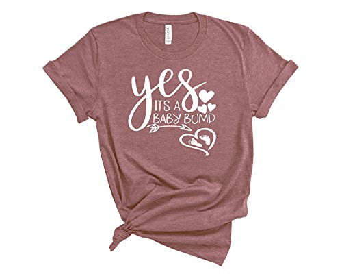 Yes It's a Baby Bump Shirt, Pregnancy Announcement Shirt, Baby Reveal Shirt