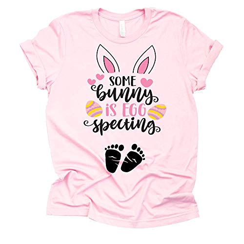 Somebunny is Egg Specting, Easter Pregnancy Shirt, Pregnancy Announcement Shirt, Unisex Short Sleeve